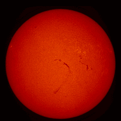 Image of Sun's chromosphere