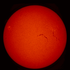 Image of Sun's chromosphere