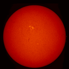 Image of Sun's chromosphere