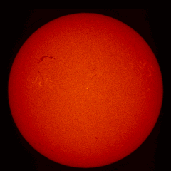 Image of Sun's chromosphere