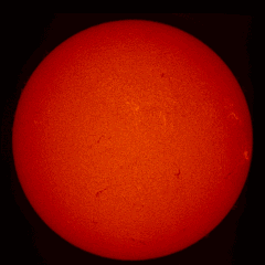 Image of Sun's chromosphere