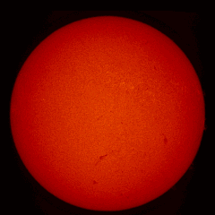 Image of Sun's chromosphere