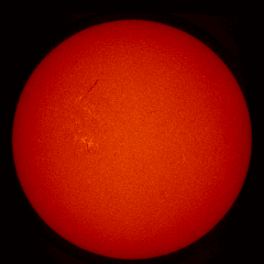 Image of Sun's chromosphere