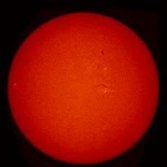 Image of Sun's chromosphere