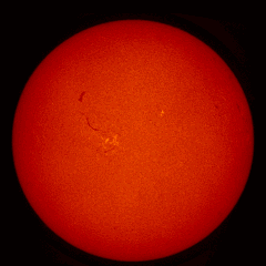 Image of Sun's chromosphere