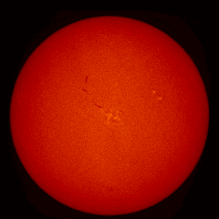 Image of Sun's chromosphere