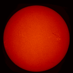 Image of Sun's chromosphere