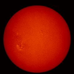 Image of Sun's chromosphere