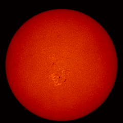 Image of Sun's chromosphere