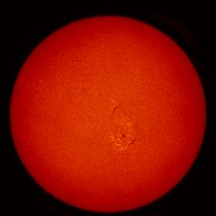 Image of Sun's chromosphere