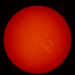 Image of Sun's chromosphere