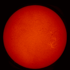 Image of Sun's chromosphere