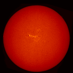 Image of Sun's chromosphere