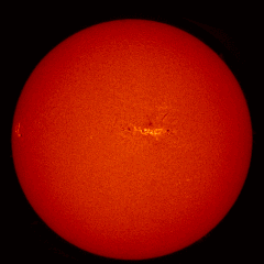 Image of Sun's chromosphere