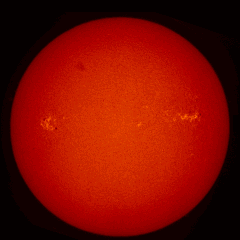 Image of Sun's chromosphere