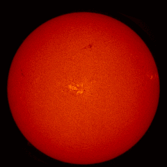 Image of Sun's chromosphere