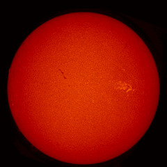 Image of Sun's chromosphere