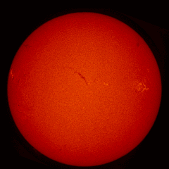 Image of Sun's chromosphere