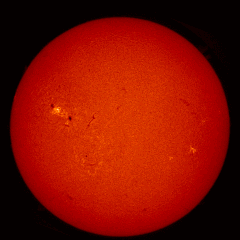 Image of Sun's chromosphere