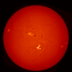 Image of Sun's chromosphere