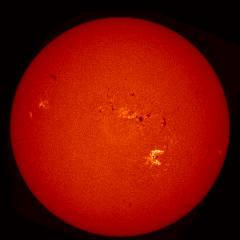 Image of Sun's chromosphere