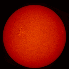 Image of Sun's chromosphere