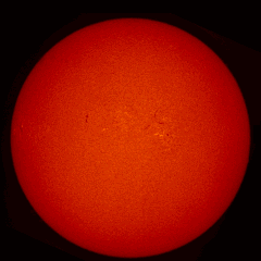 Image of Sun's chromosphere