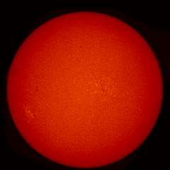 Image of Sun's chromosphere