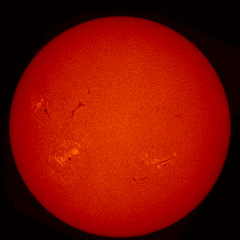 Image of Sun's chromosphere