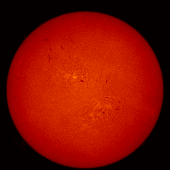 Image of Sun's chromosphere