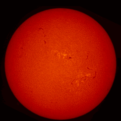 Image of Sun's chromosphere