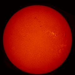 Image of Sun's chromosphere