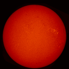 Image of Sun's chromosphere