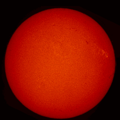 Image of Sun's chromosphere