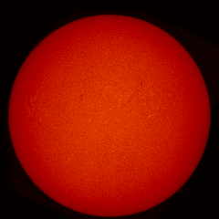 Image of Sun's chromosphere