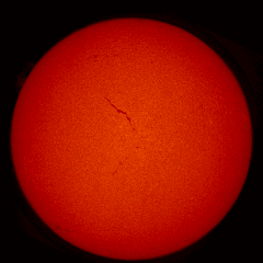 Image of Sun's chromosphere