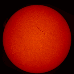 Image of Sun's chromosphere