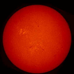 Image of Sun's chromosphere