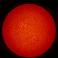 Image of Sun's chromosphere