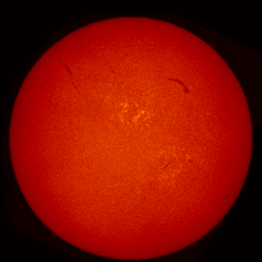 Image of Sun's chromosphere