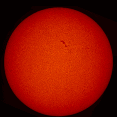 Image of Sun's chromosphere