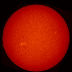 Image of Sun's chromosphere