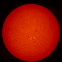 Image of Sun's chromosphere