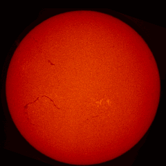 Image of Sun's chromosphere