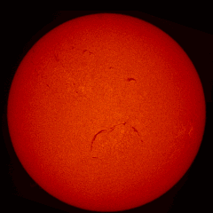 Image of Sun's chromosphere