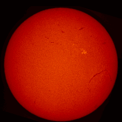 Image of Sun's chromosphere