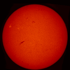 Image of Sun's chromosphere