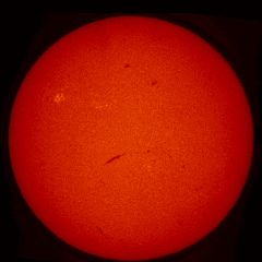 Image of Sun's chromosphere