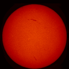 Image of Sun's chromosphere