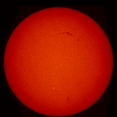 Image of Sun's chromosphere